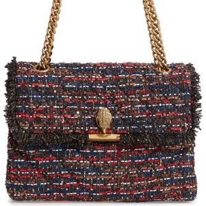 Kurt Geiger London Large Kensington Tweed Shoulder Bag